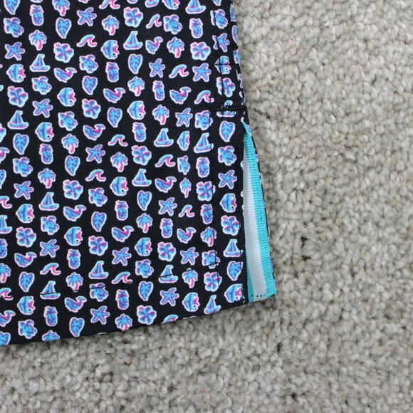 Tori Richard AOP Shirt Mens 2XL XXL Blue Beach All Over Print Stretch S/S Button - Picture 8 of 13